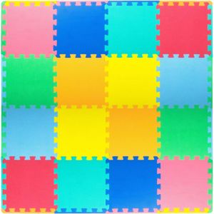 Alfombra De Juego De Piso Prosource Foam Puzzle Para Niños Y