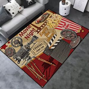 Alfombra De Tablilla De Película, Cine En Casa, Cine, Arte,