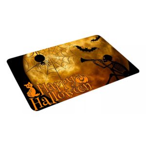 Alfombra En U Con Estampado De Terror De Halloween, 