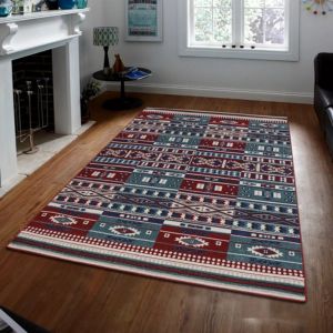 Msrugs Alfombra Kilim Estilo Medallion Persa 90x153 Cm