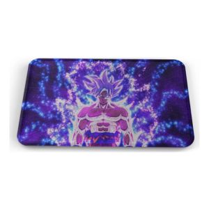 Tapete Dbz Goku Ultrainstinto Sincamisa Baño Lavable 40x60cm