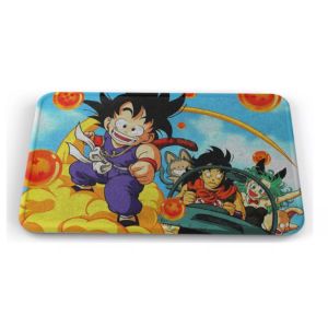 Tapete Dbz Personajes Goku Niño Nube Baño Lavable 40x60cm