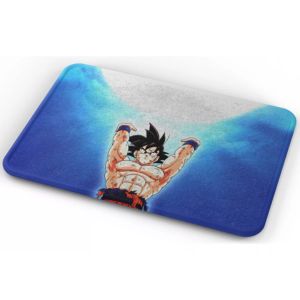 Tapete Goku Genkidama Dbz Habitacion Baño Lavable 40x60cm