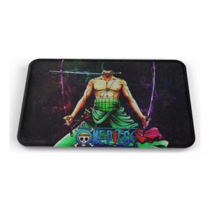 Tapete One Piece Roronoa Zoro Espadas Baño Lavable 40x60cm