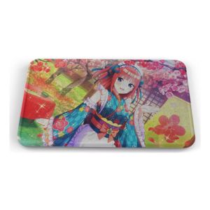 Tapete Quintillizas Miku Traje Japones Baño Lavable 40x60cm