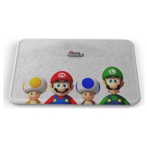 Tapete Super Mario Bros Wii Personajes Baño Lavable 50x80cm