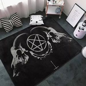 Yeahspace Alfombra De Calavera De 598 X 390 In, Decoracion.