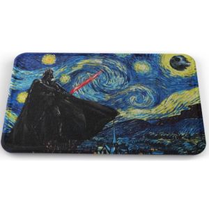 Tapete Darth Vader Noche Estrellada Baño Lavable 50x80cm