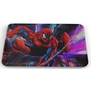 Tapete Marvel Spiderman Telaraña Salto Baño Lavable 40x60cm