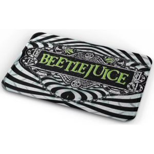 Tapete Tim Burton Beetlejuice Logo Baño Lavable 40x60cm