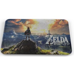 Tapete Zelda Link Montañas Atardecer Baño Lavable 50x80cm