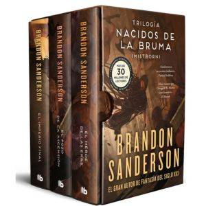 Estuche mistborn - nacidos de la bruma 0.0, de Brandon Sanderson. Serie Mistborn, vol. 123. Editorial B de Bolsillo, tapa blanda, edición 1.0 en español, 2023
